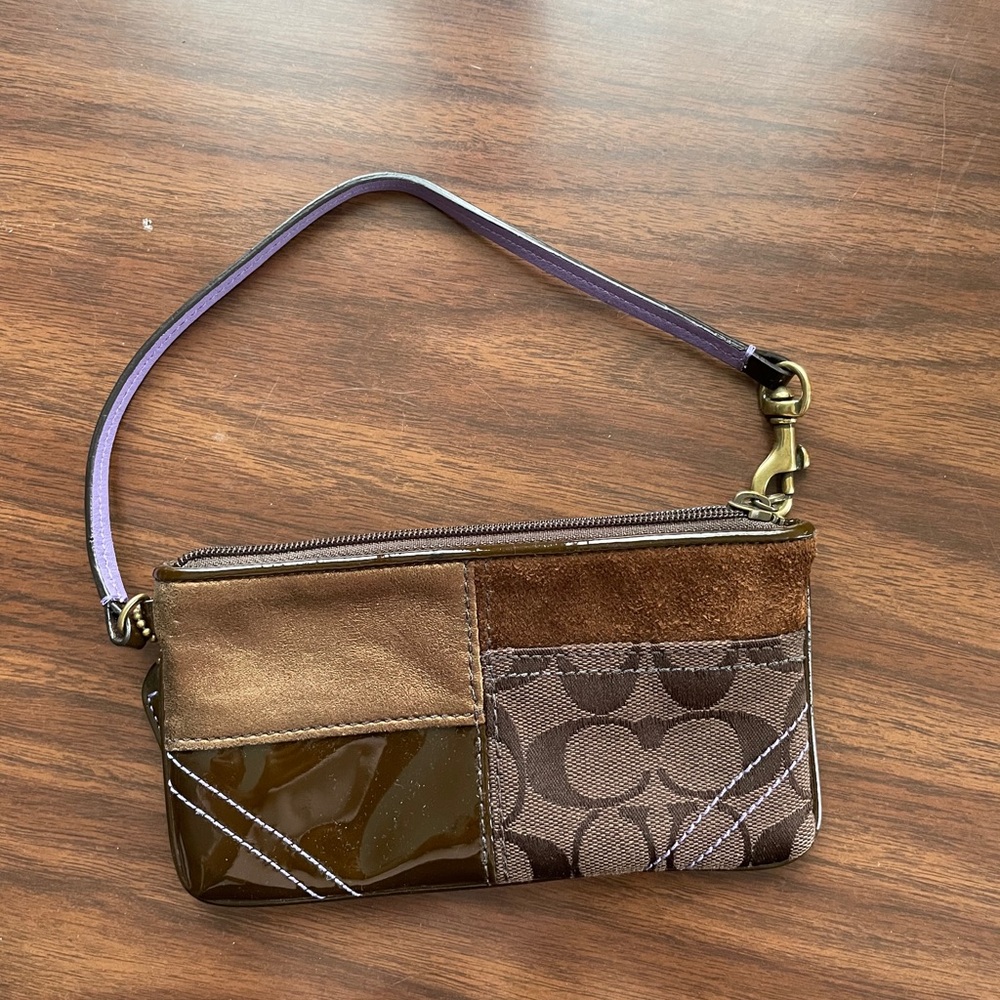 Coach Patchwork Wristlet - image 2